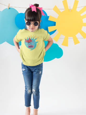 TMKOC Kids Yellow Regular Fit Printed T-Shirts